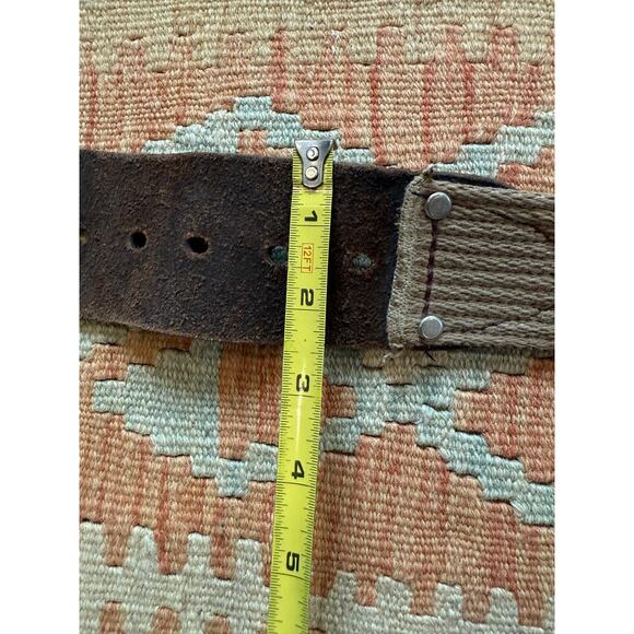 Vintage GE Leather Utility Tool Belt Made in Mexico CC-526-GE Weyerhaeuser Belt - Picture 10 of 14